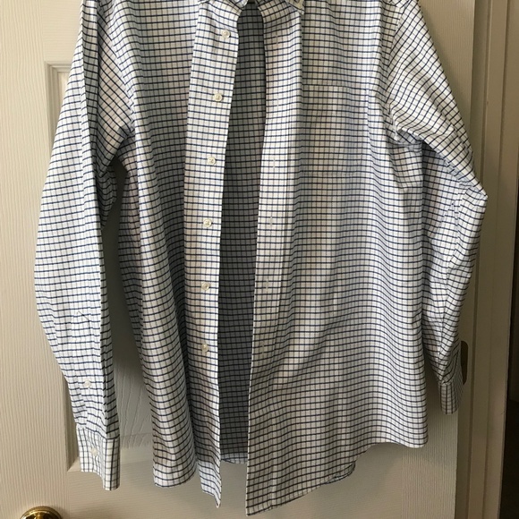 Blue plaid button down - Picture 4 of 4